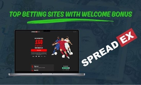 Spreadex top betting site with welcome bonus graphic