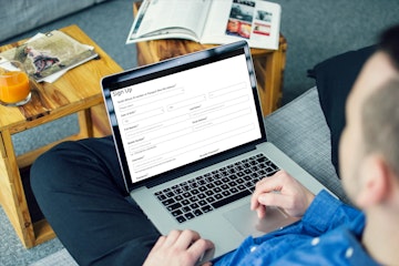 Sunbet sign up mock up guy