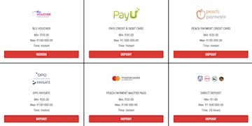 Supabets Deposit methods 2