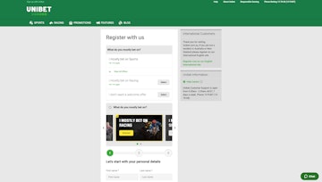 Unibet Sign Up