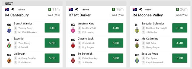 Unibet racing odds
