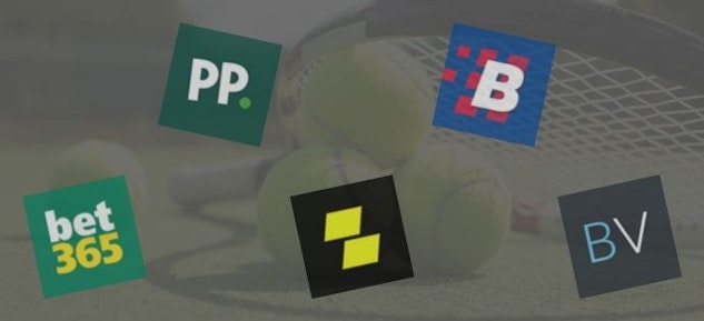 Top 5 Tennis Betting Sites graphic