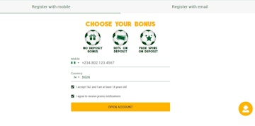 Wazobet Registration