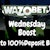 Wazobet Wednesday Boost
