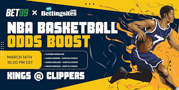 Week 2 March Bet99 Odds boost