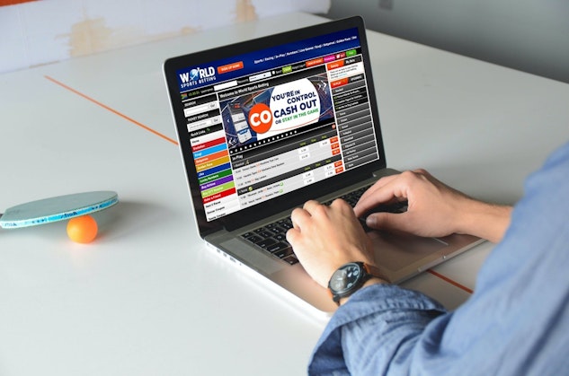 World Sports Betting Cashout Mock Up