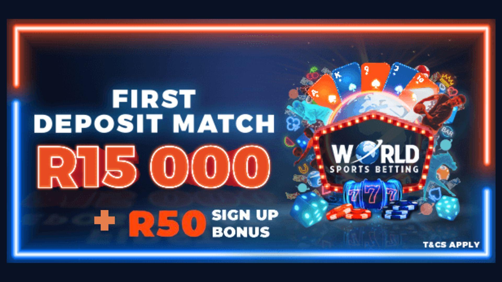 World Sports Betting Signup Bonus