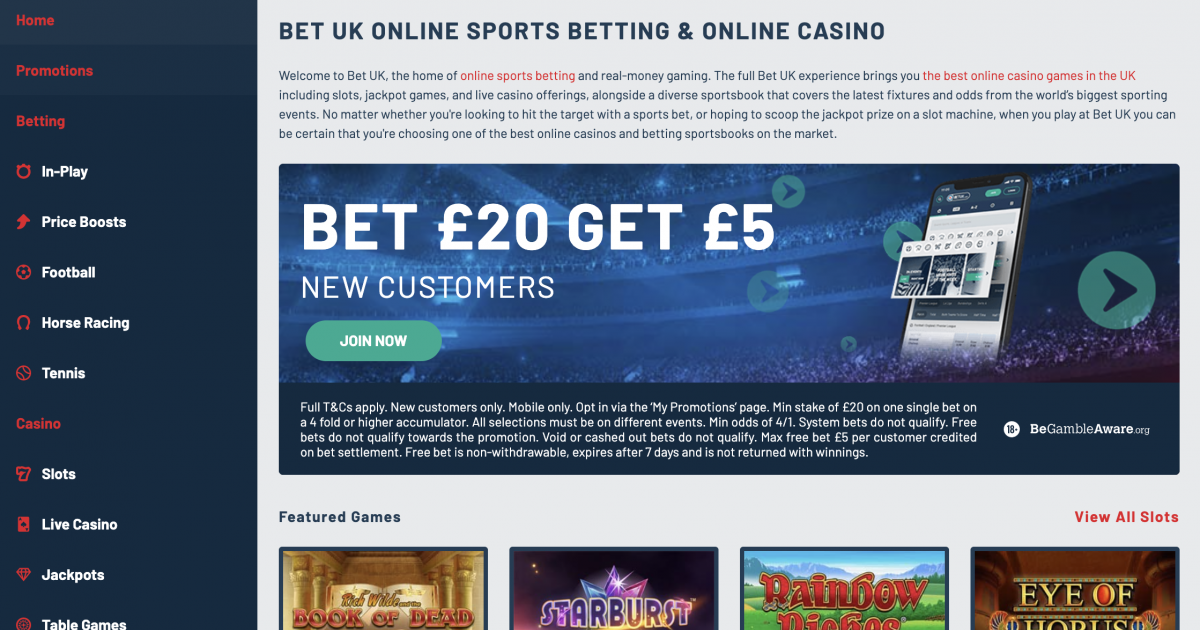 BetUK New Customer Offer: Bet £10 Get £30 (Oct 2022)