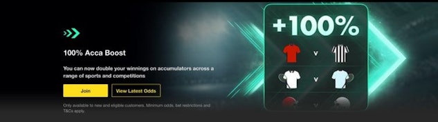 Bet365 100 acca boost