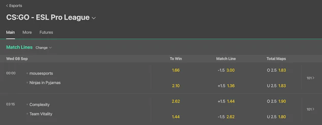 Bet365 csgo betting
