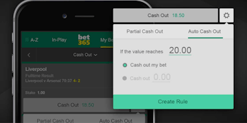 Bet365 football cash out
