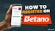 Betano registration 3