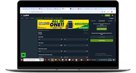 Betika bet builder site in Ghana