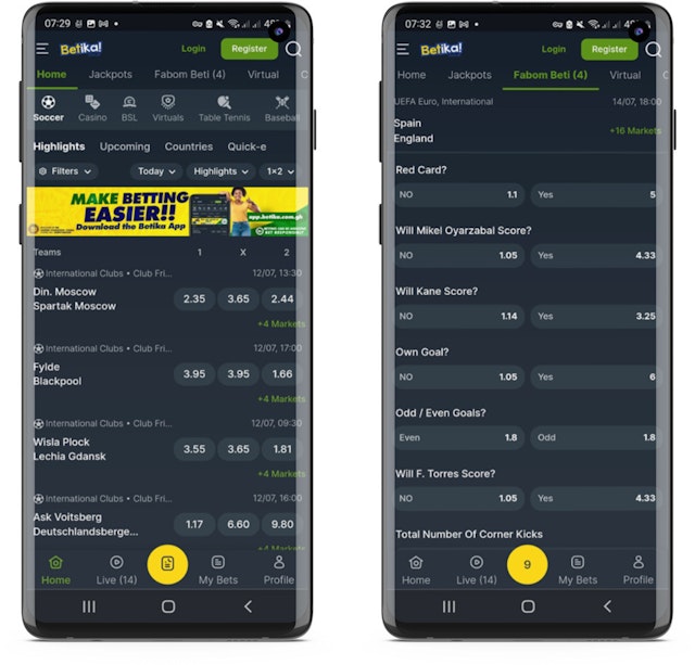 Betika new betting site in Ghana