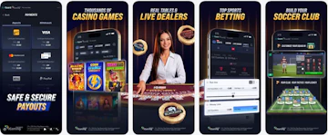 Betinia app preview