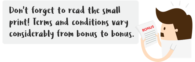 Betting bonus small print
