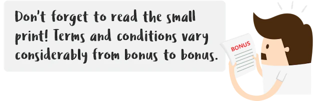 Betting bonus small print
