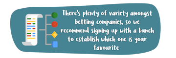 Betting companies variety