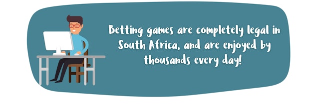 Betting games are legal