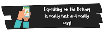 Betway app depositing