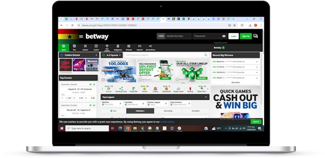 Betway foreign betting site