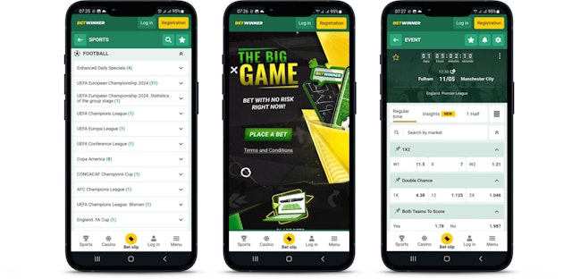 Betwinner ghana football betting app