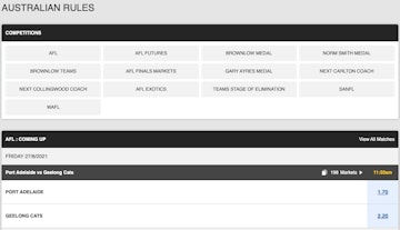 Bookmaker sports betting