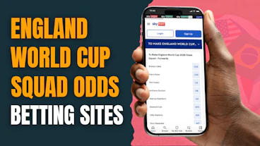 England world cup squad odds