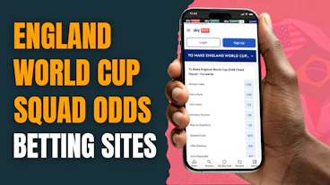 England world cup squad odds