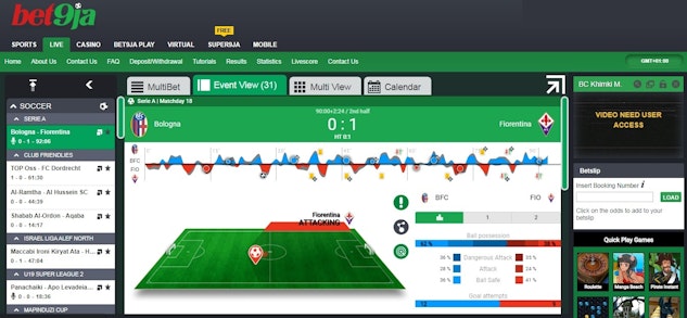 How To Play Live Betting On Bet9ja