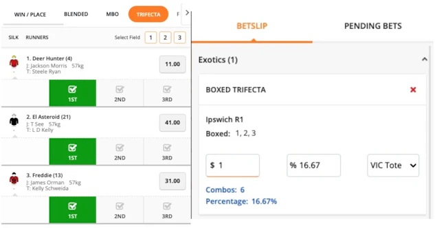 How to bet melbourne cup trifecta