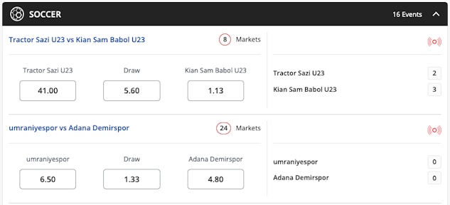 Ladbrokes betting markets