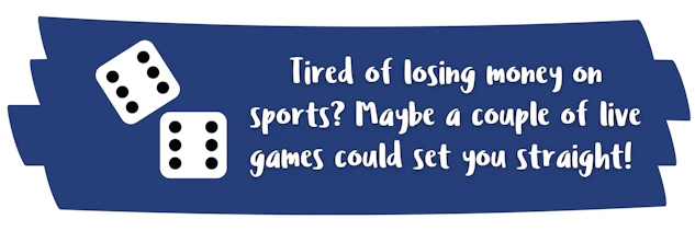 Live games break from sports