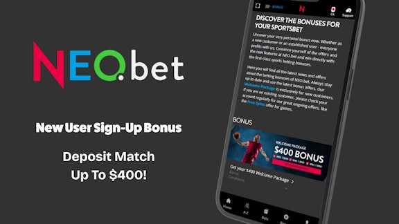 Neo bet New User Sign Up Bonus