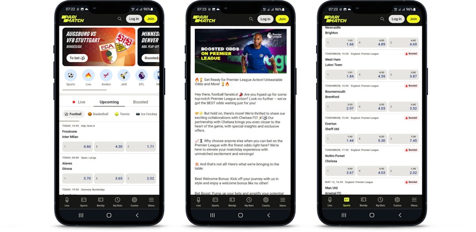 Parimatch ghana football betting app