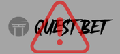 Questbet logo warning