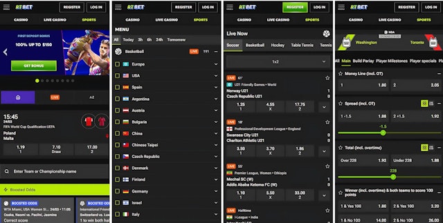 Rtbet mobile preview