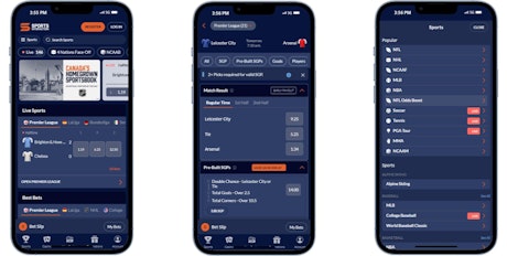 Sports interaction App pictures