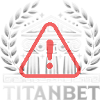 Titanbet logo warning
