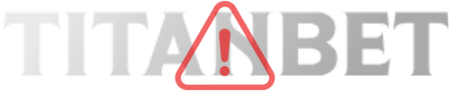 Titanbet logo warning