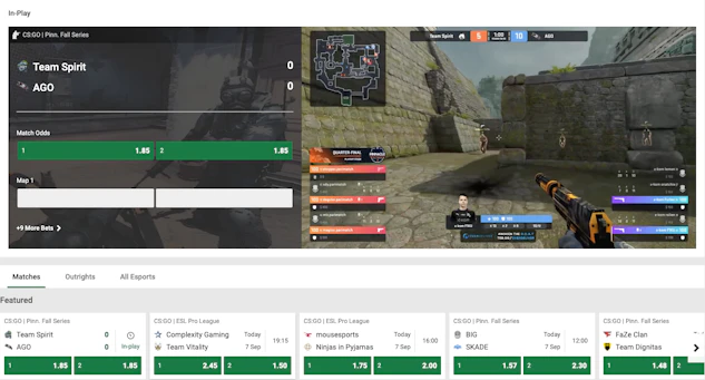Unibet csgo betting