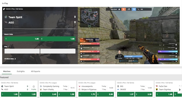 Unibet esports betting