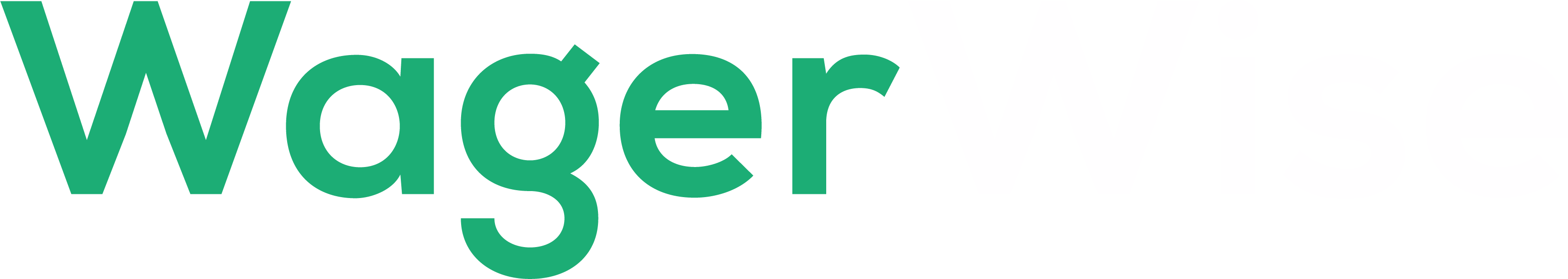 Wager Wise Text Logo